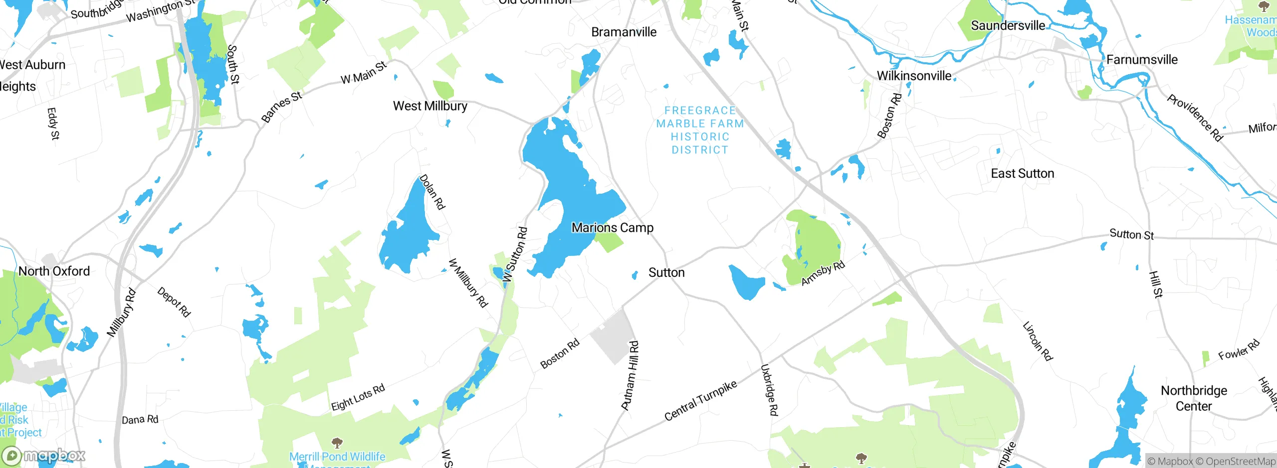 Map showing approximate location