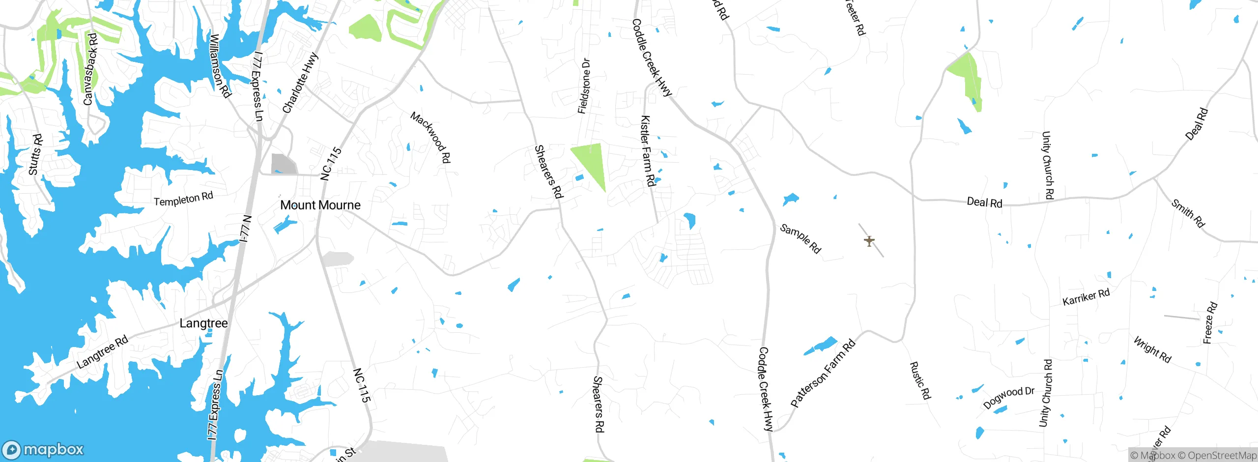 Map showing approximate location