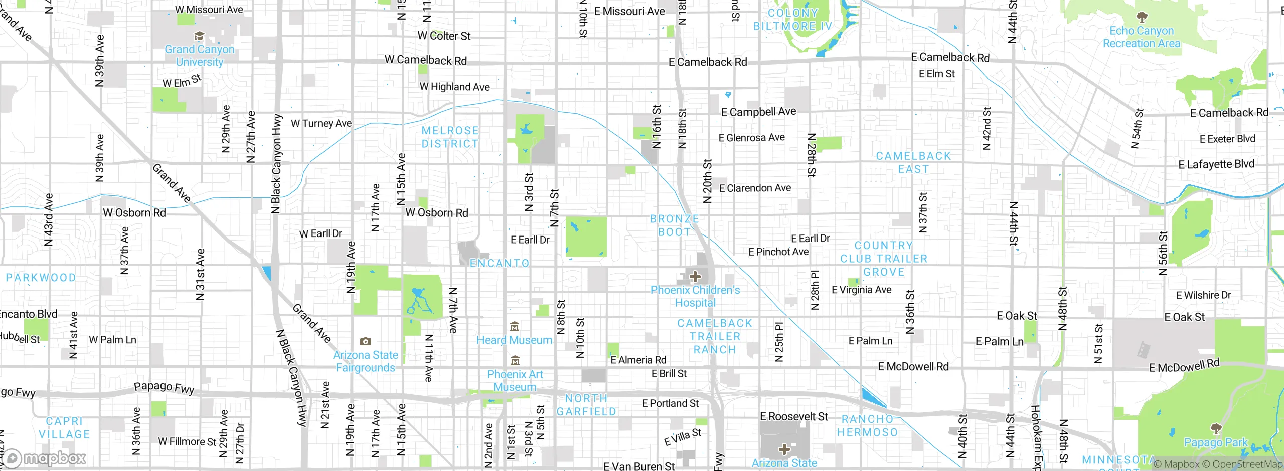 Map showing approximate location
