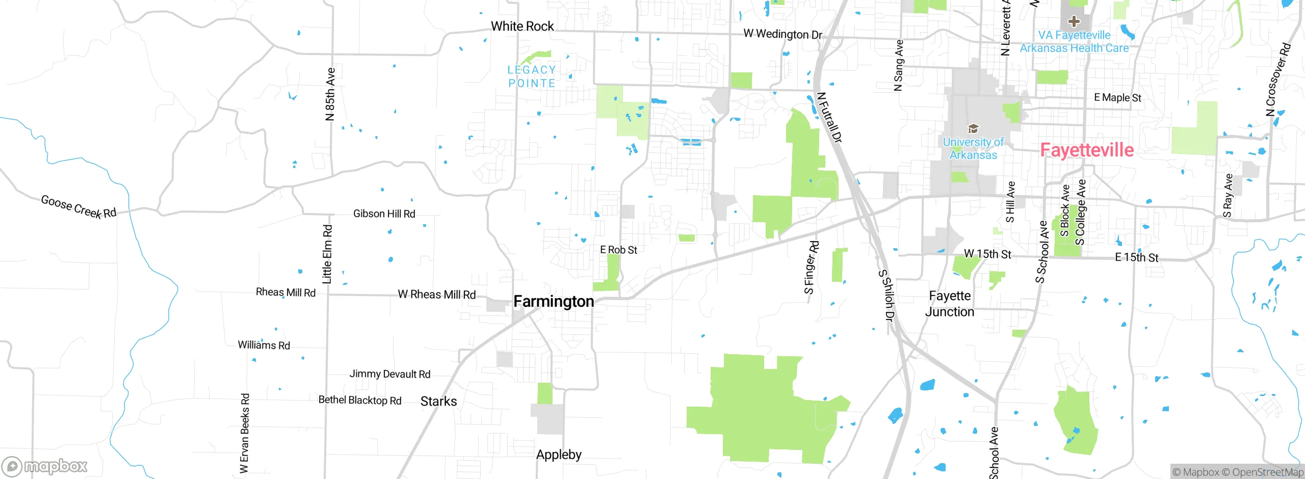 Map showing approximate location