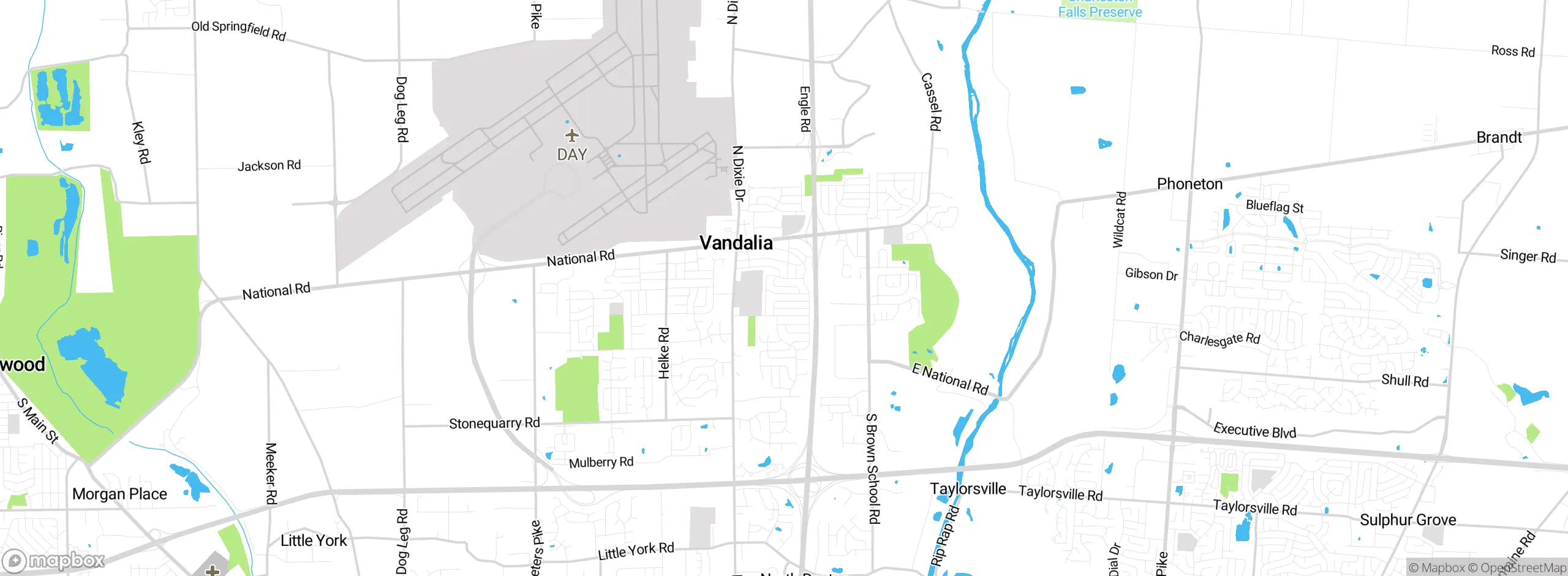 Map showing approximate location