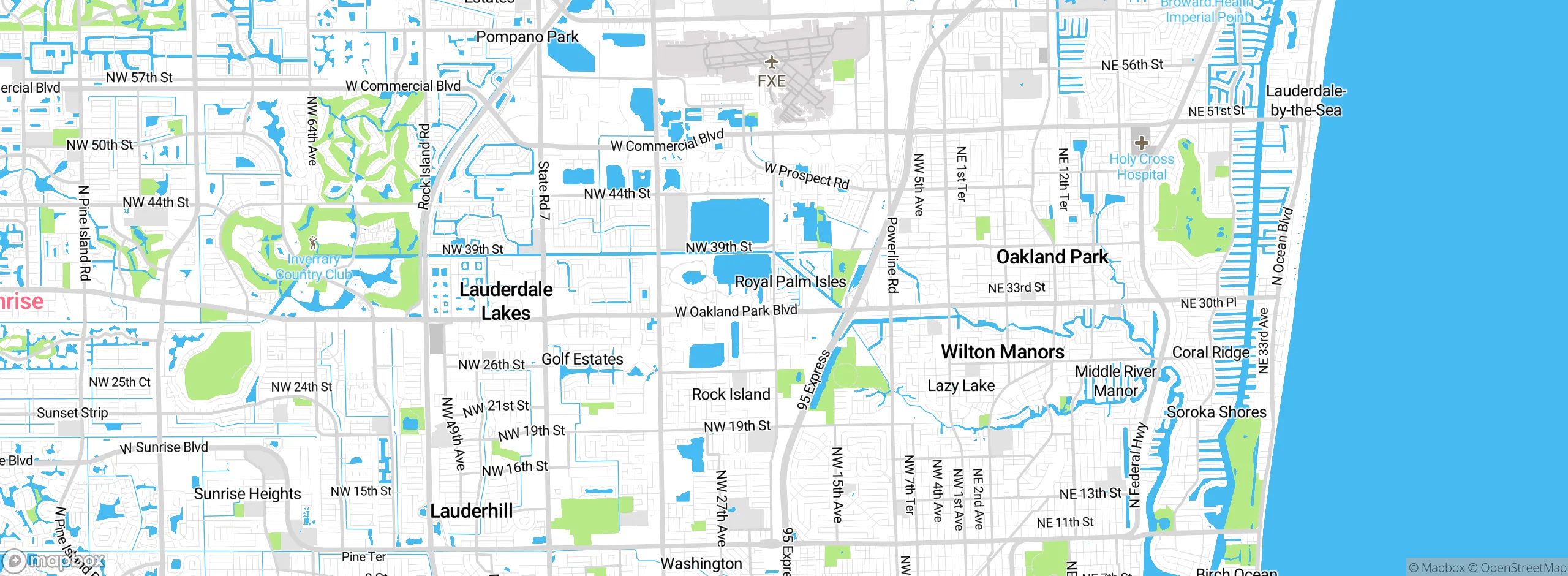 Map showing approximate location