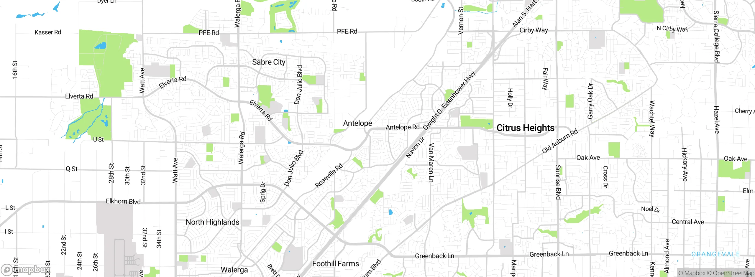 Map showing approximate location