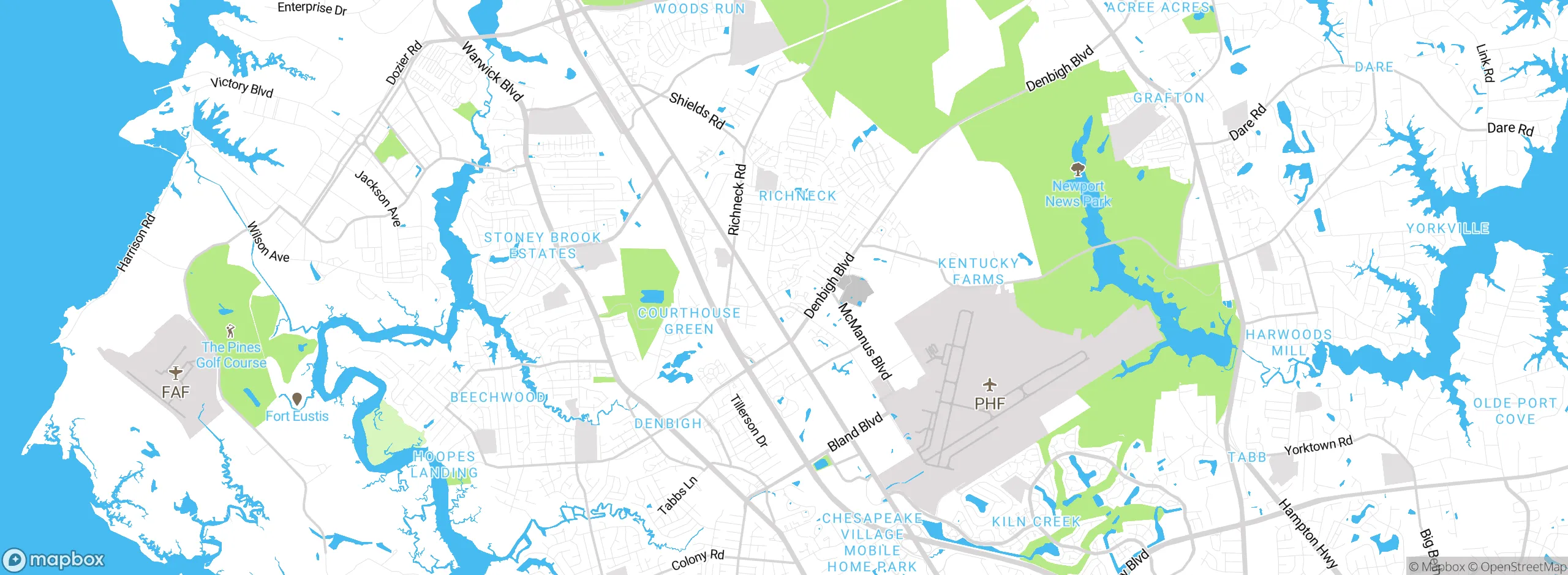 Map showing approximate location