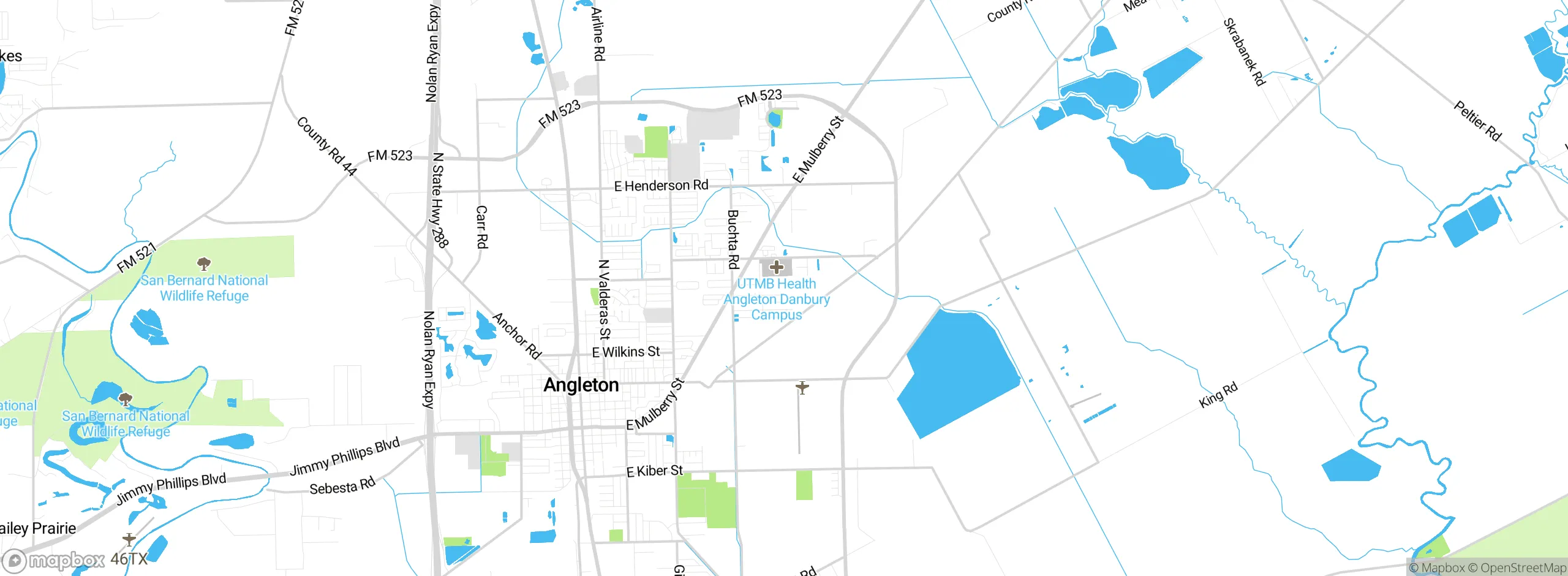 Map showing approximate location