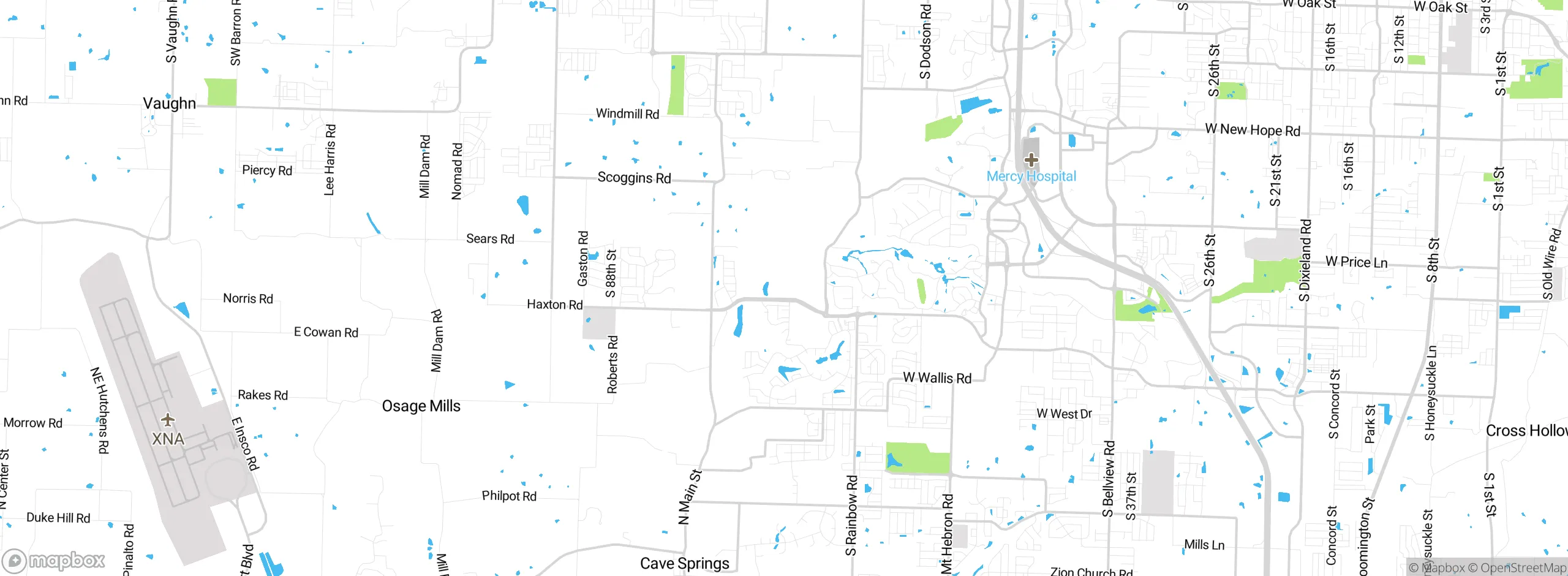 Map showing approximate location