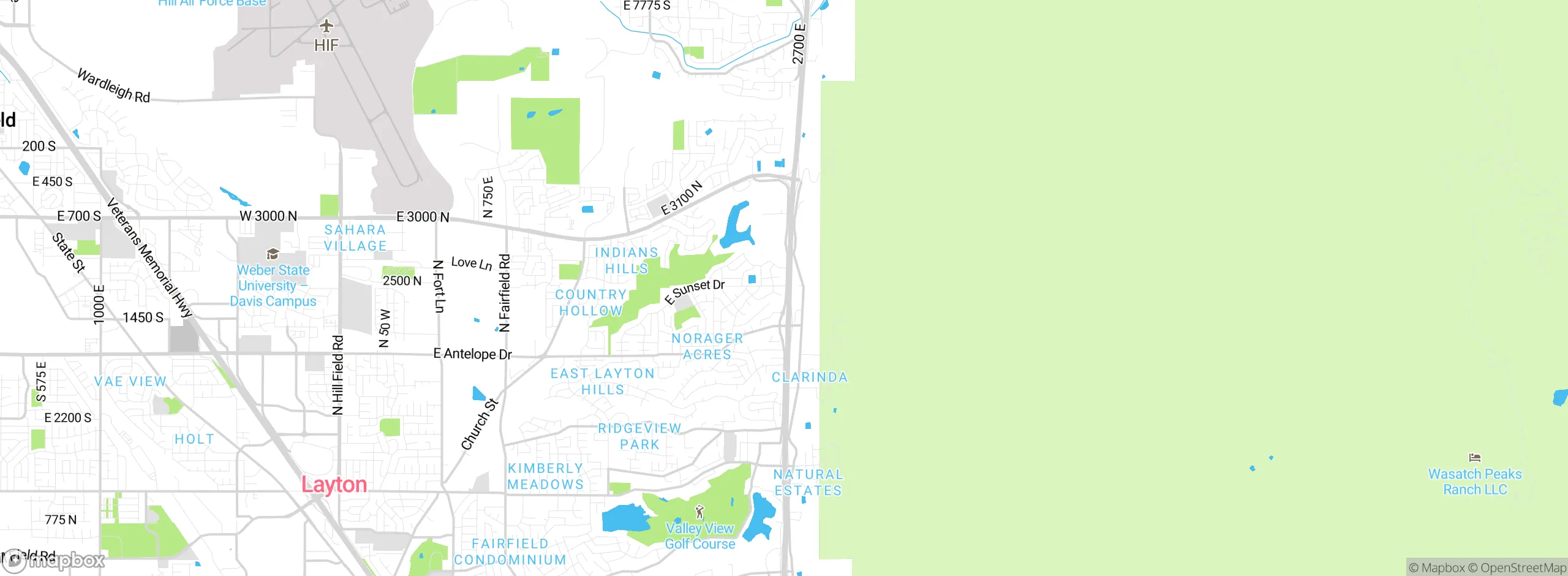 Map showing approximate location