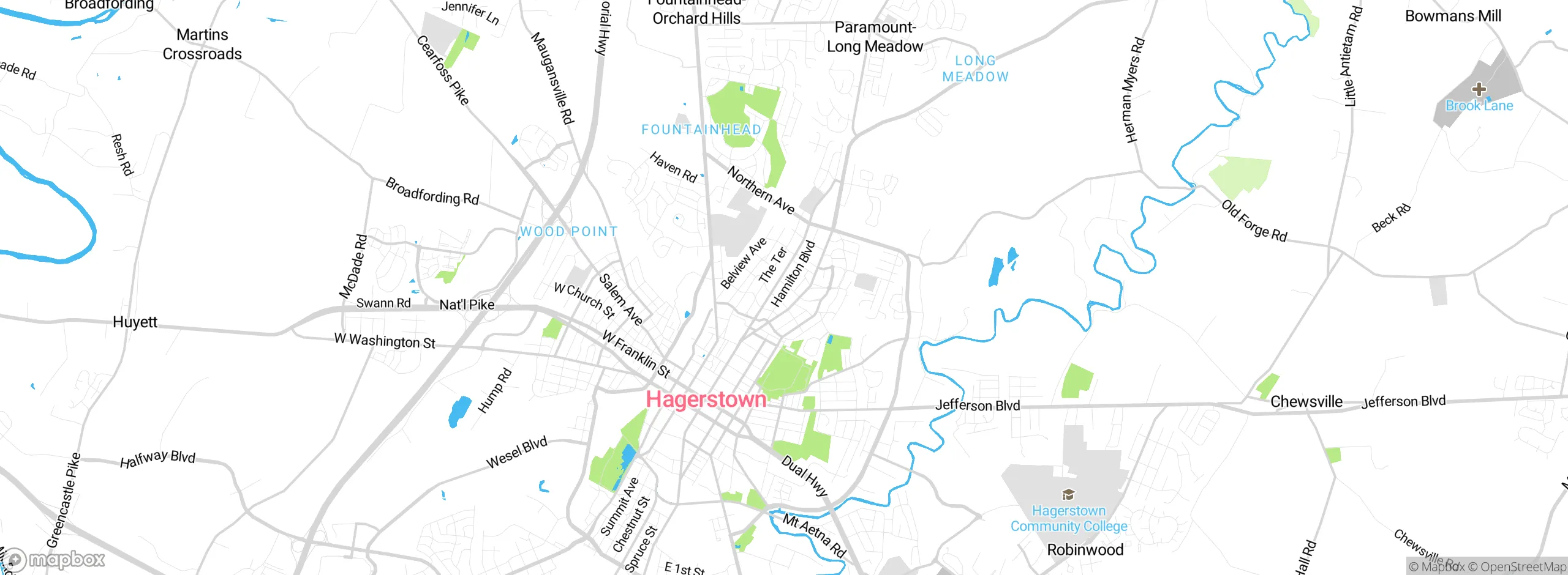 Map showing approximate location