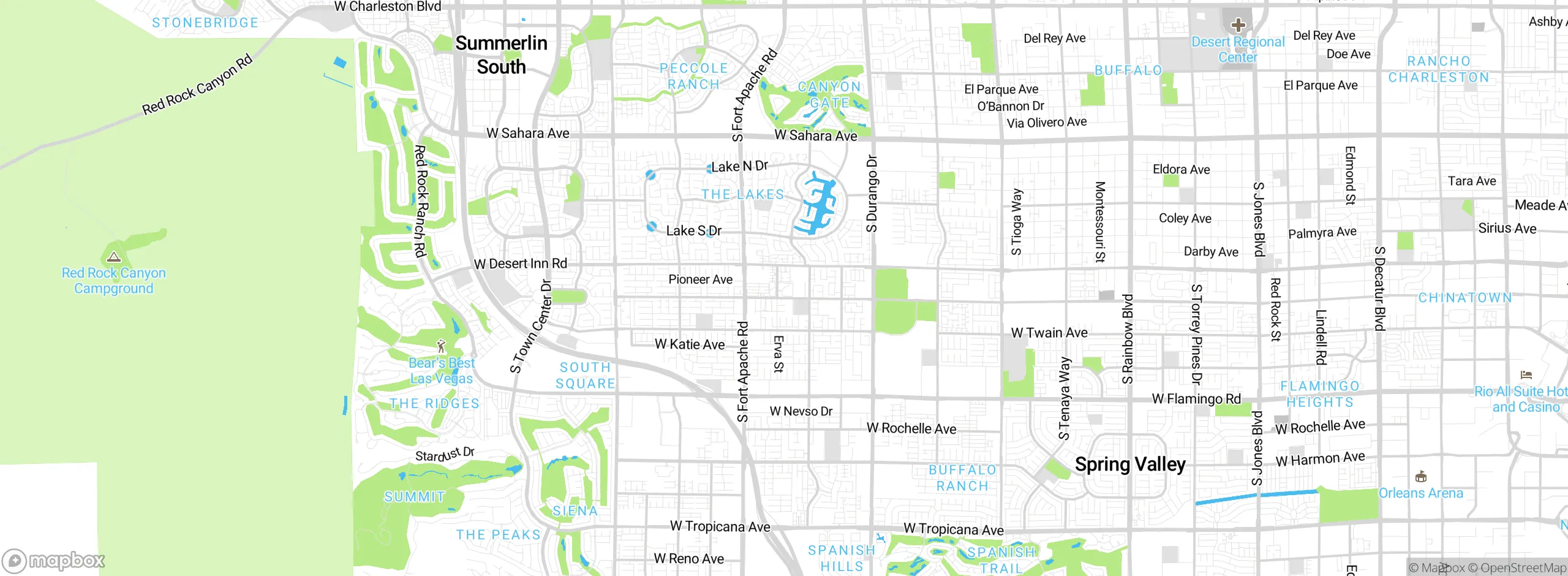 Map showing approximate location