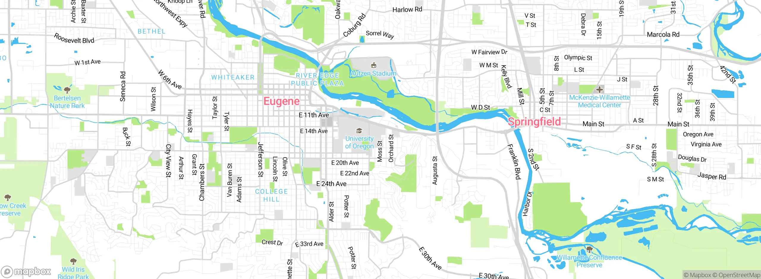 Map showing approximate location