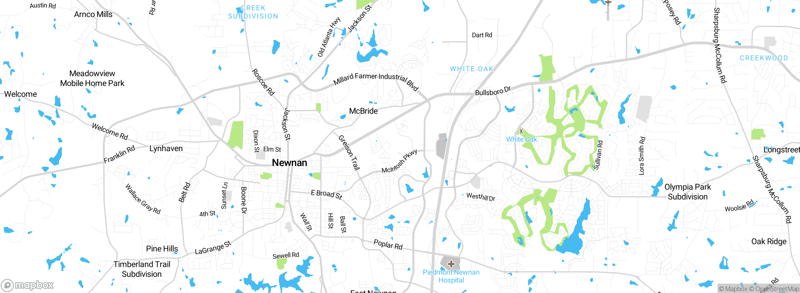Map showing approximate location