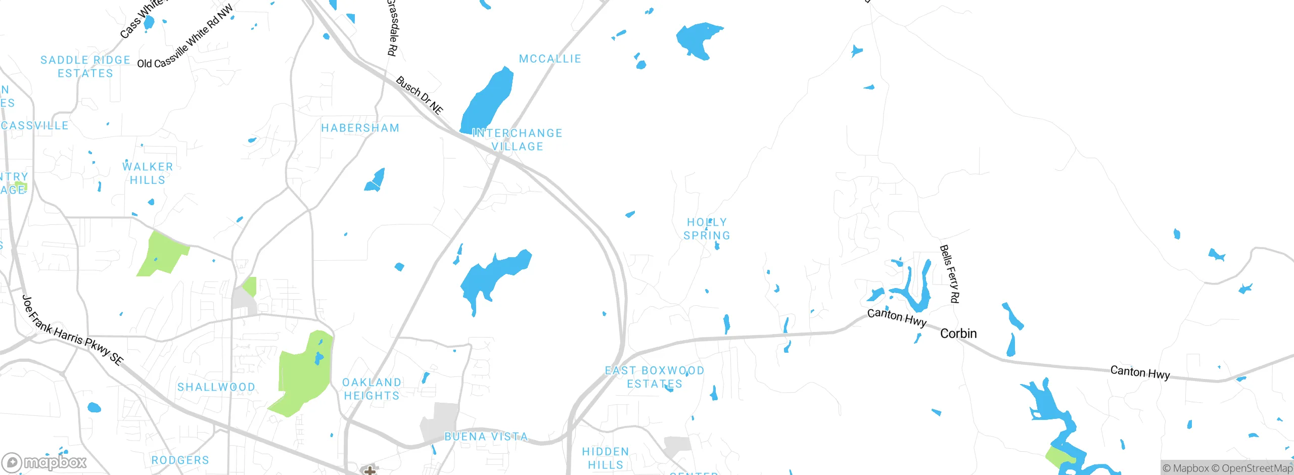 Map showing approximate location