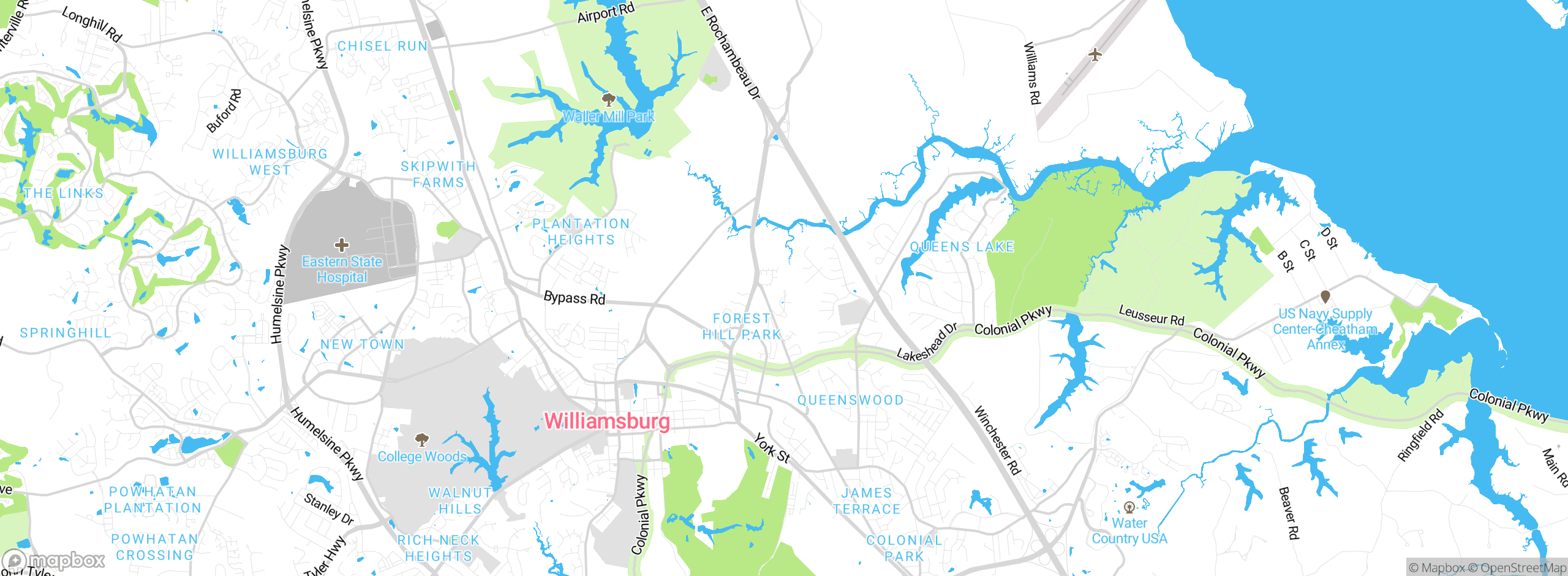 Map showing approximate location
