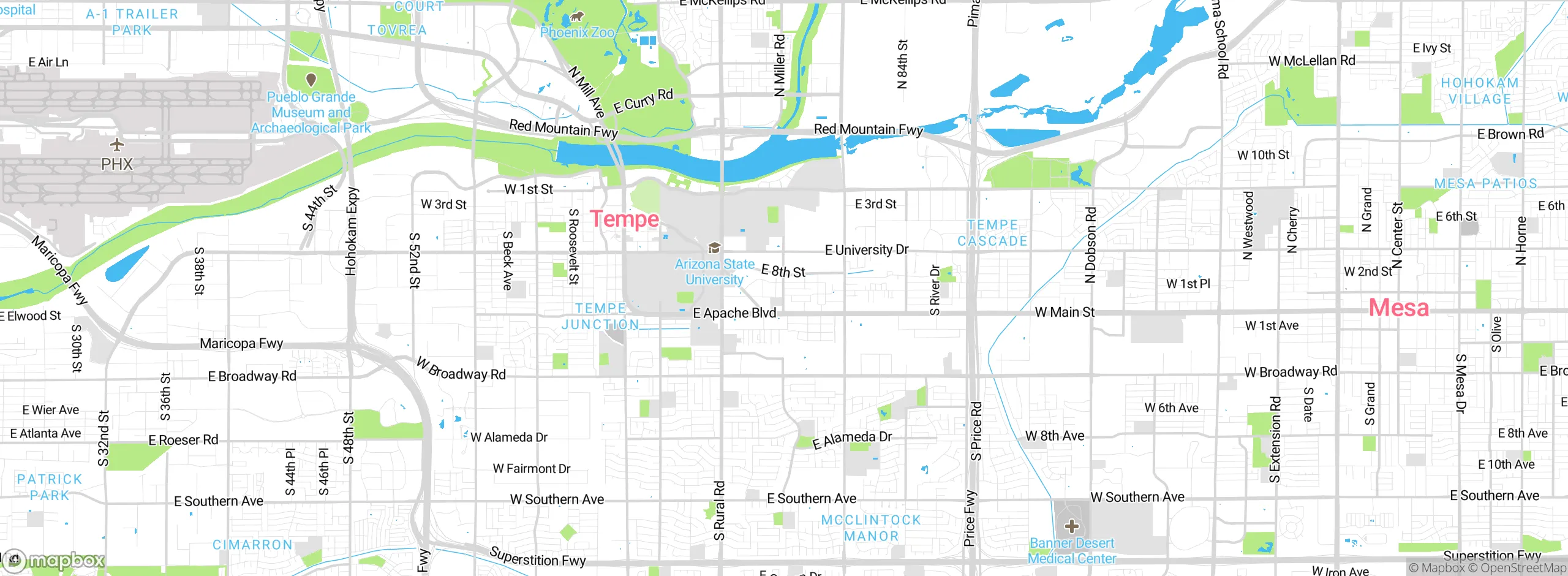 Map showing approximate location