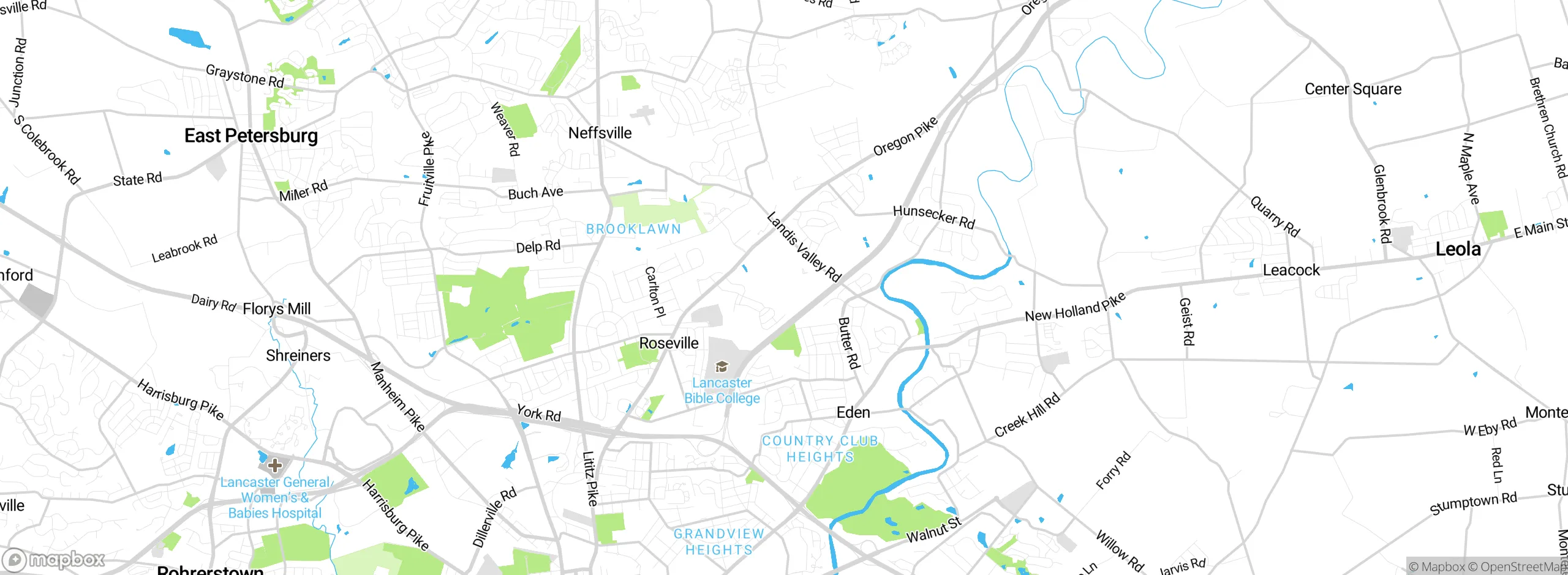 Map showing approximate location