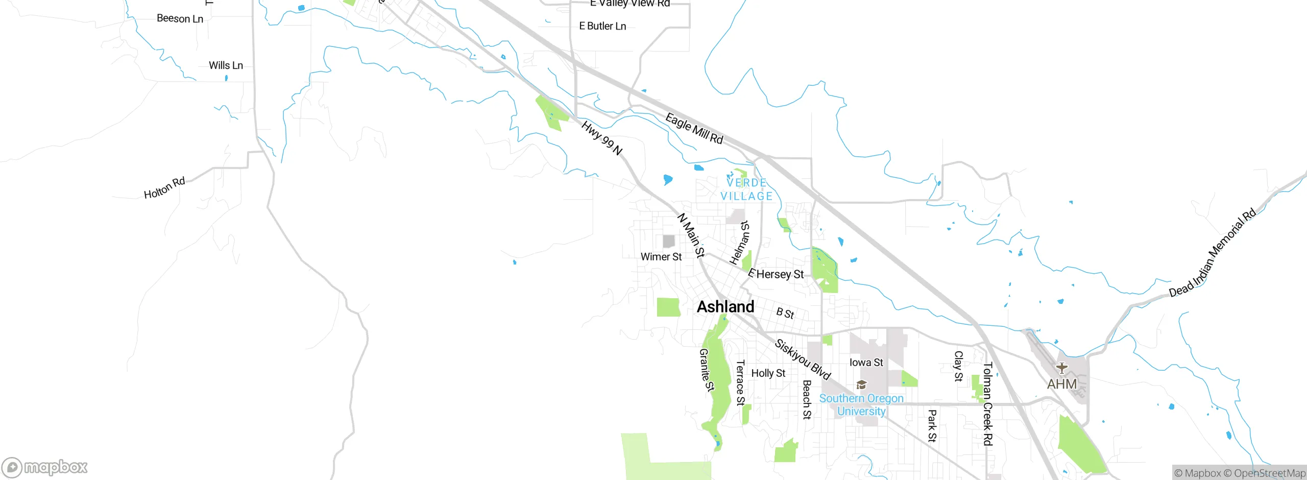 Map showing approximate location