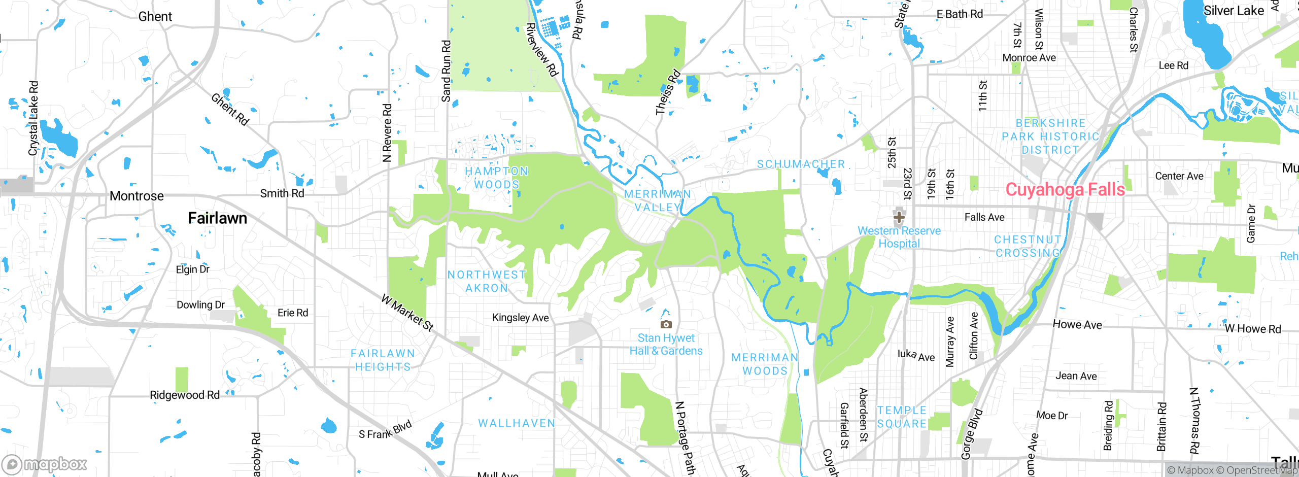 Map showing approximate location