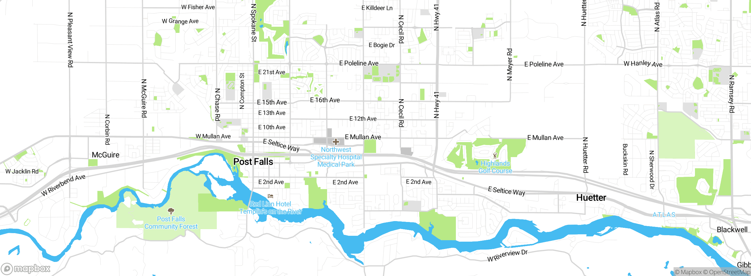 Map showing approximate location