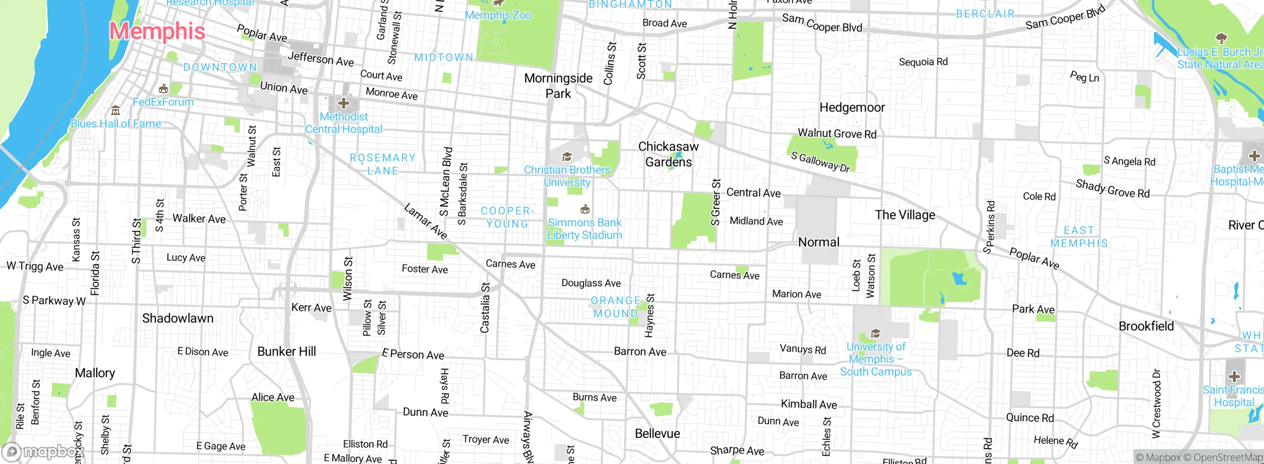 Map showing approximate location