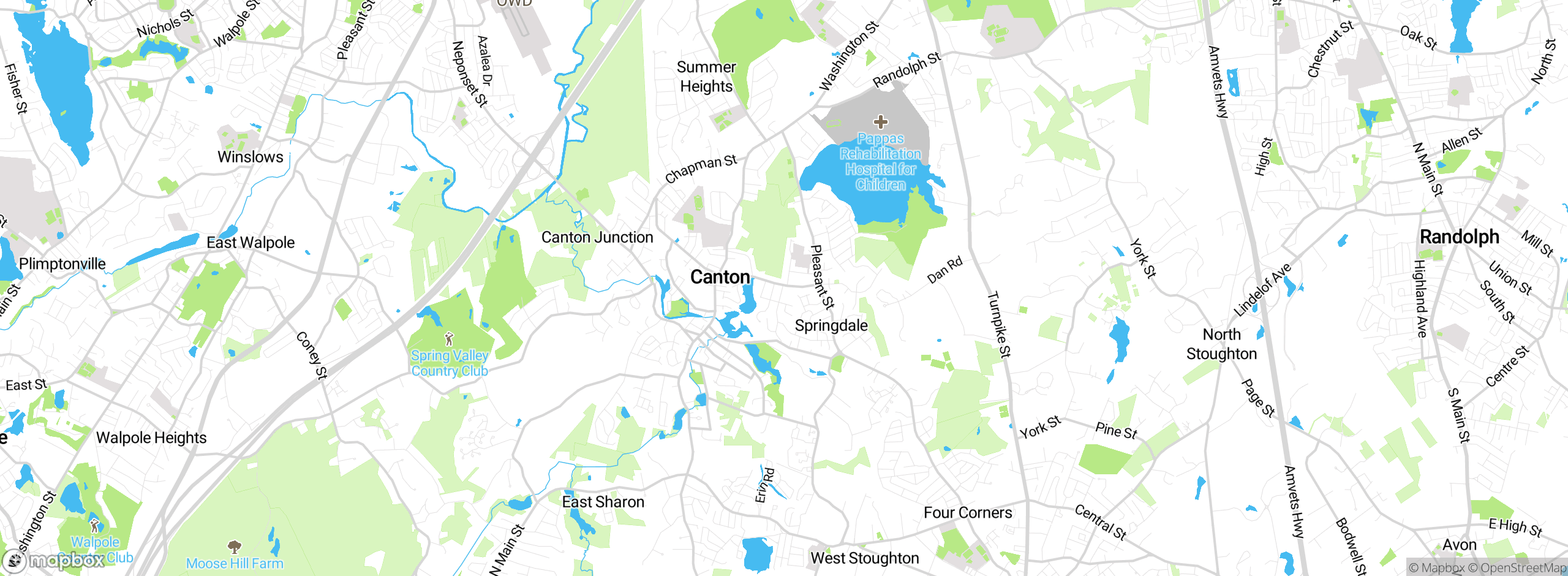 Map showing approximate location