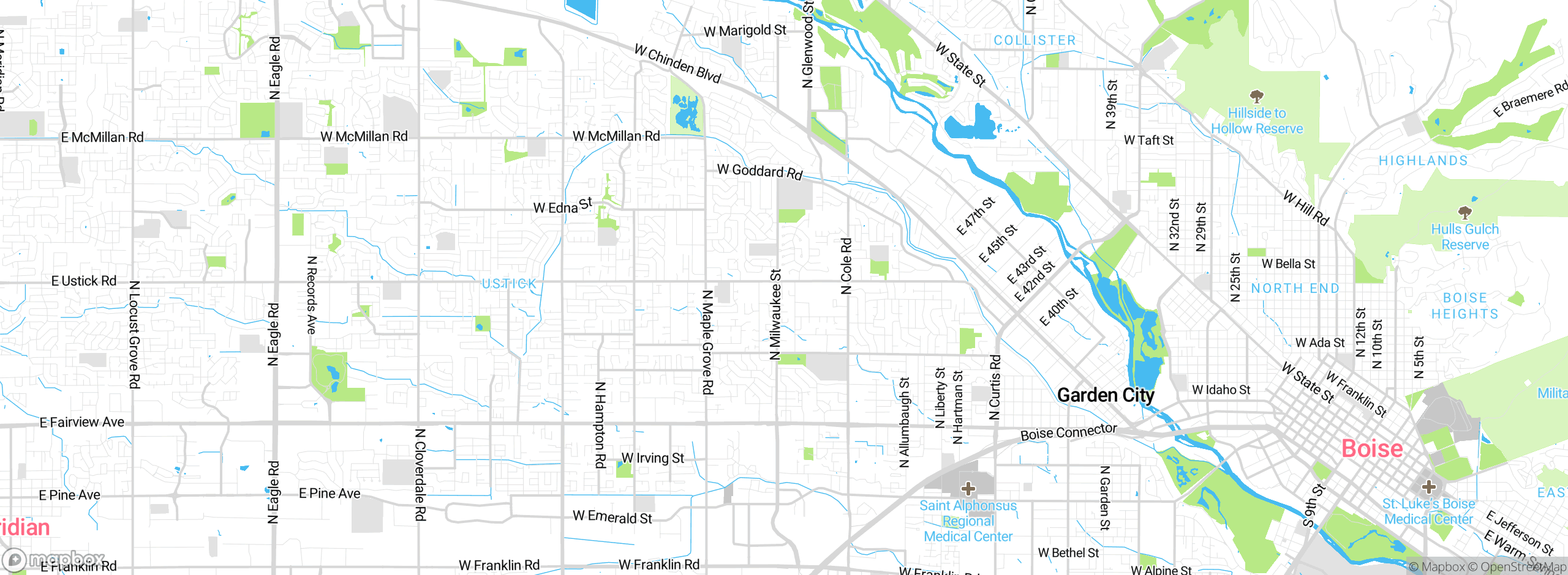 Map showing approximate location