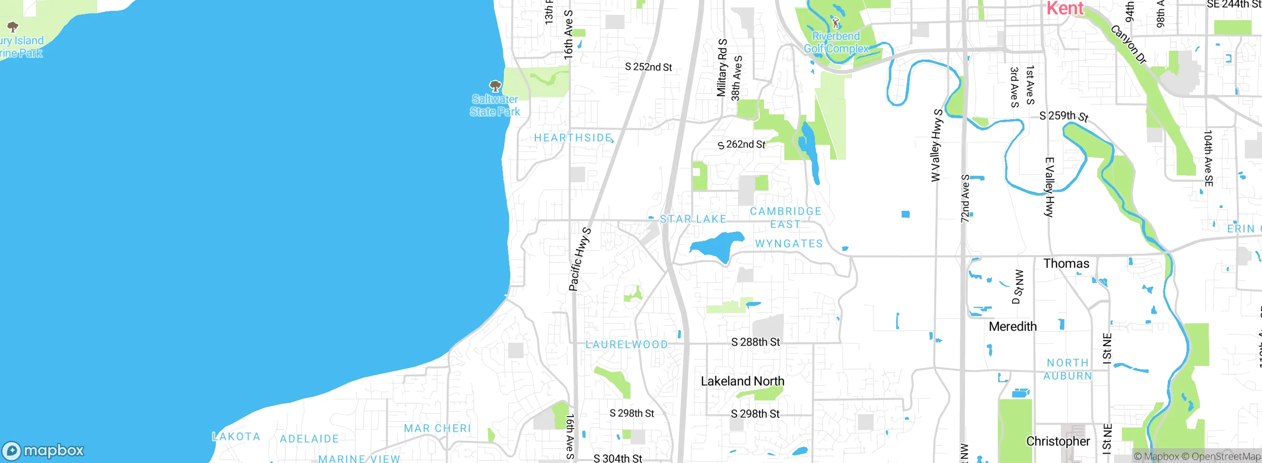 Map showing approximate location