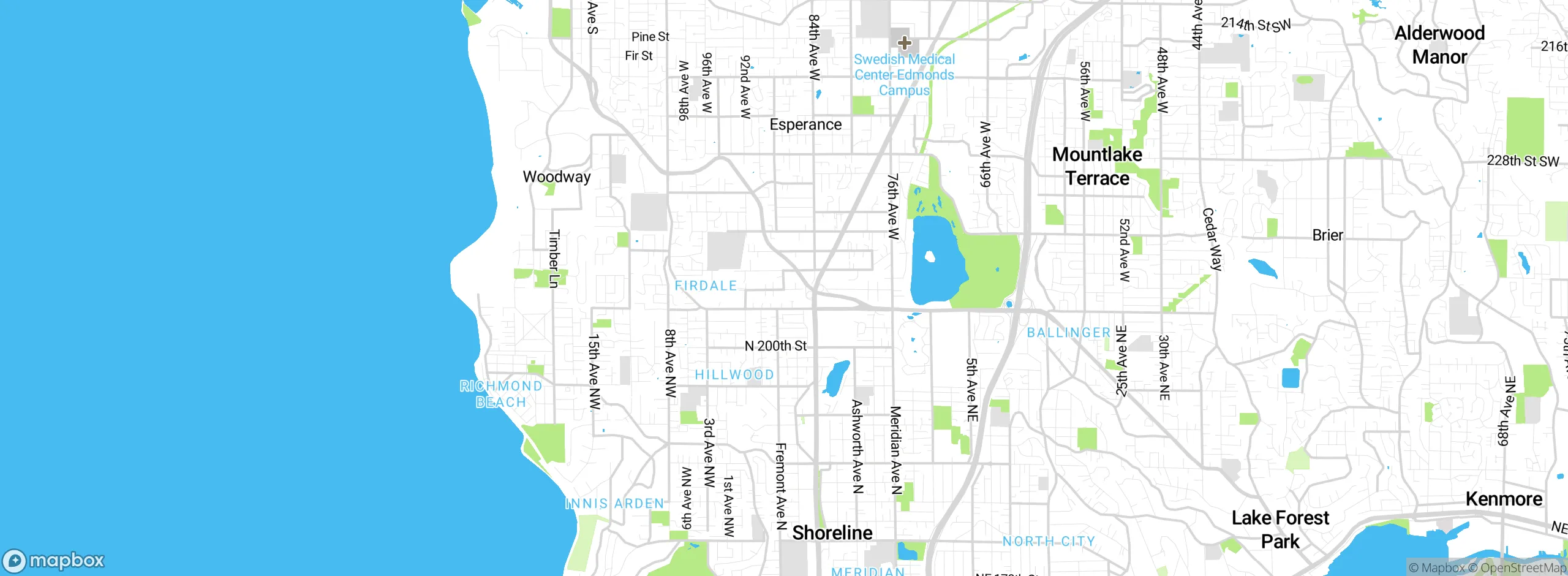 Map showing approximate location