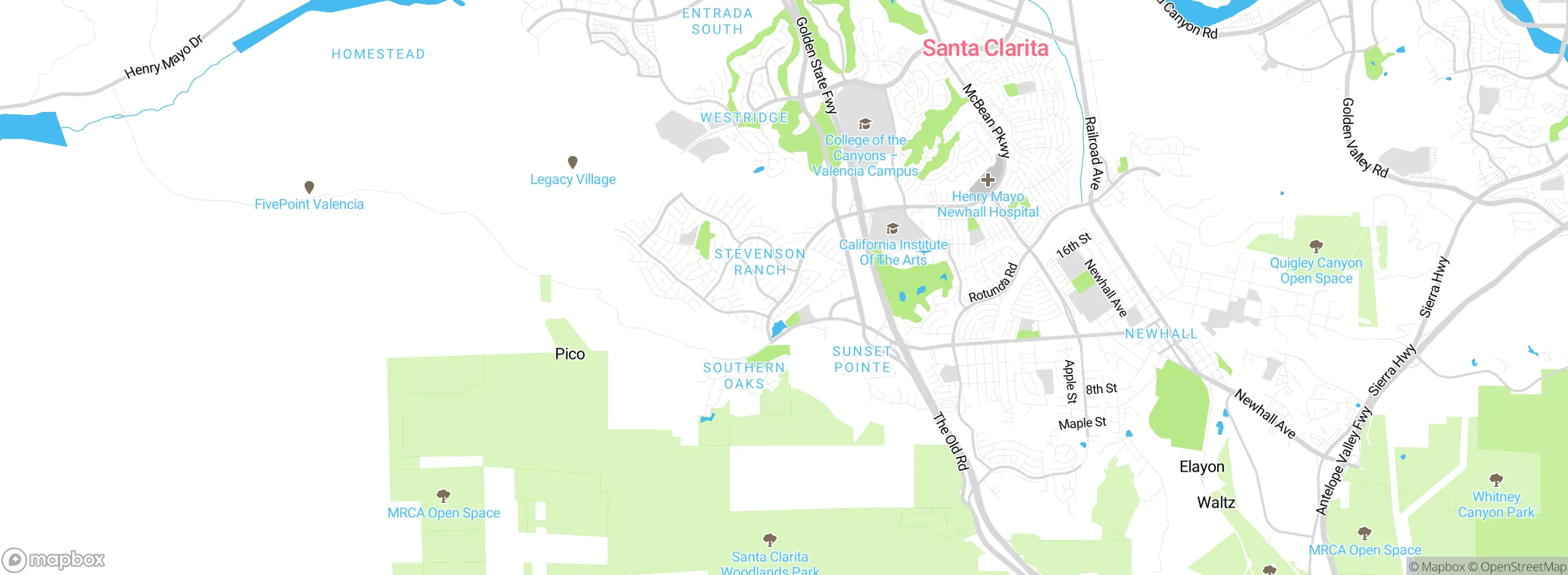 Map showing approximate location