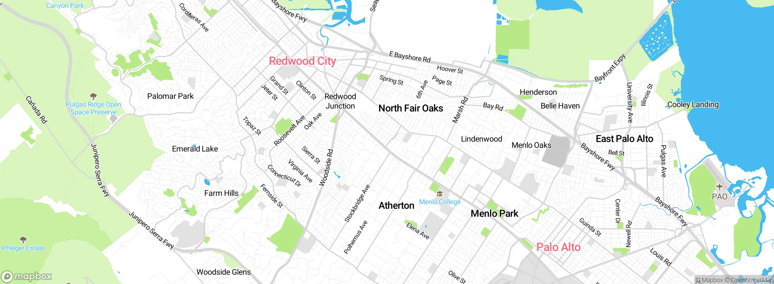 Map showing approximate location
