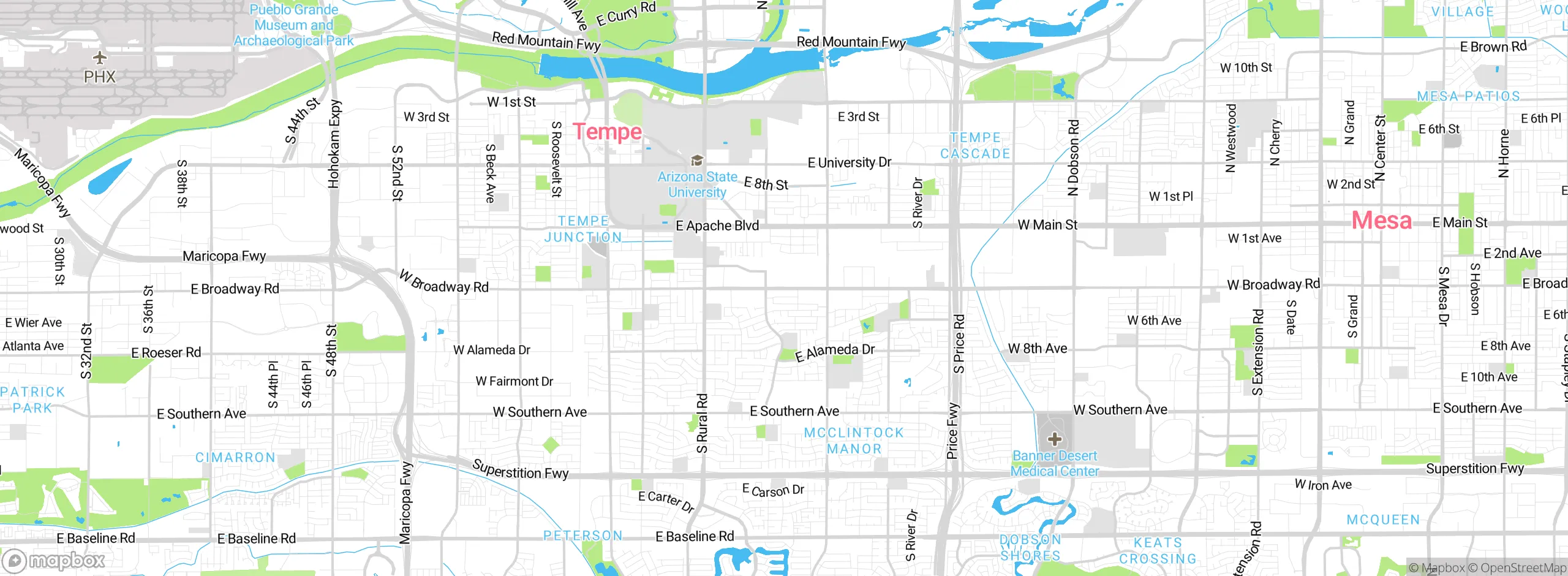 Map showing approximate location