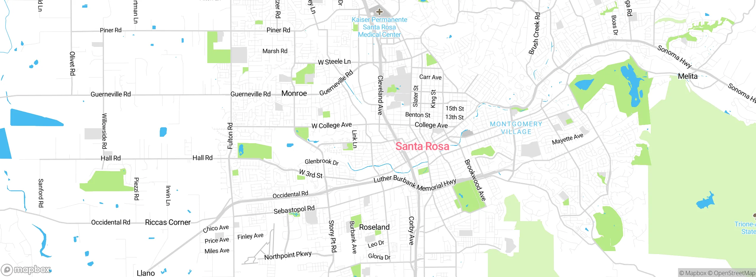 Map showing approximate location