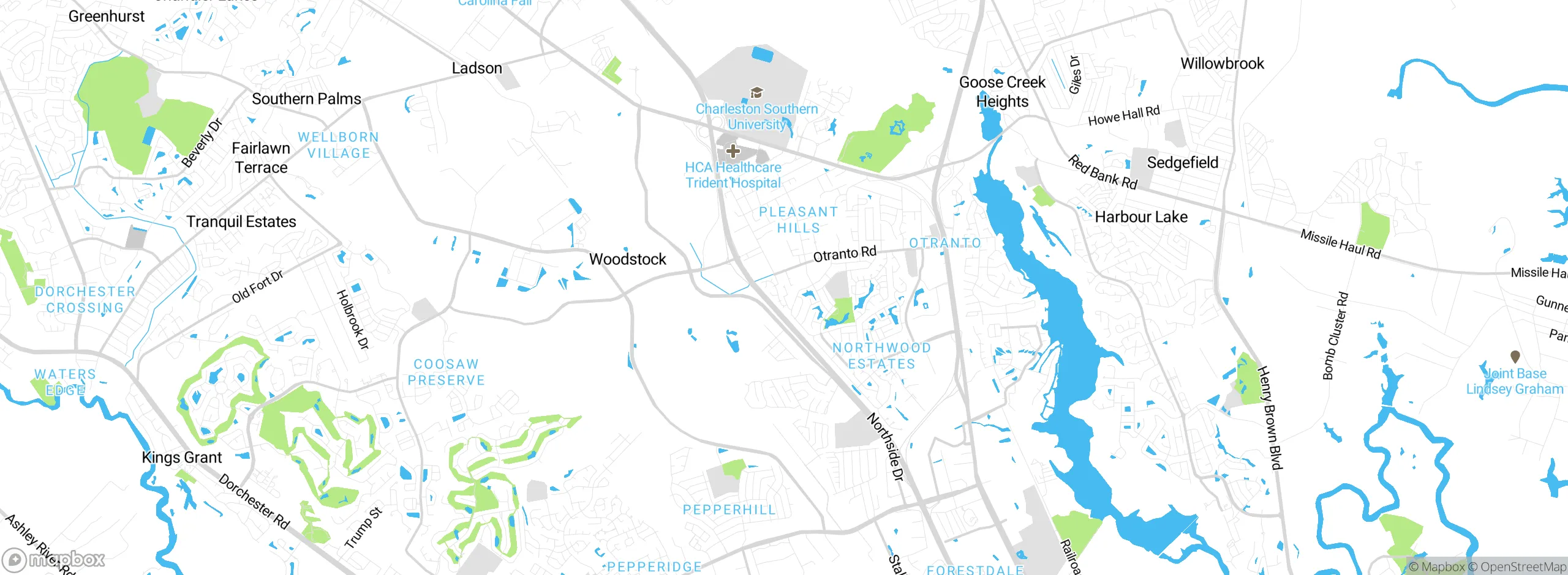 Map showing approximate location