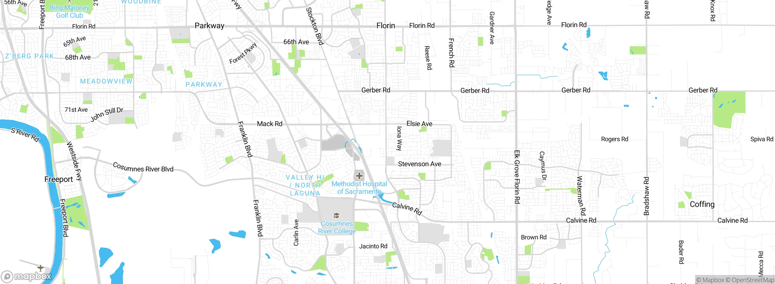 Map showing approximate location