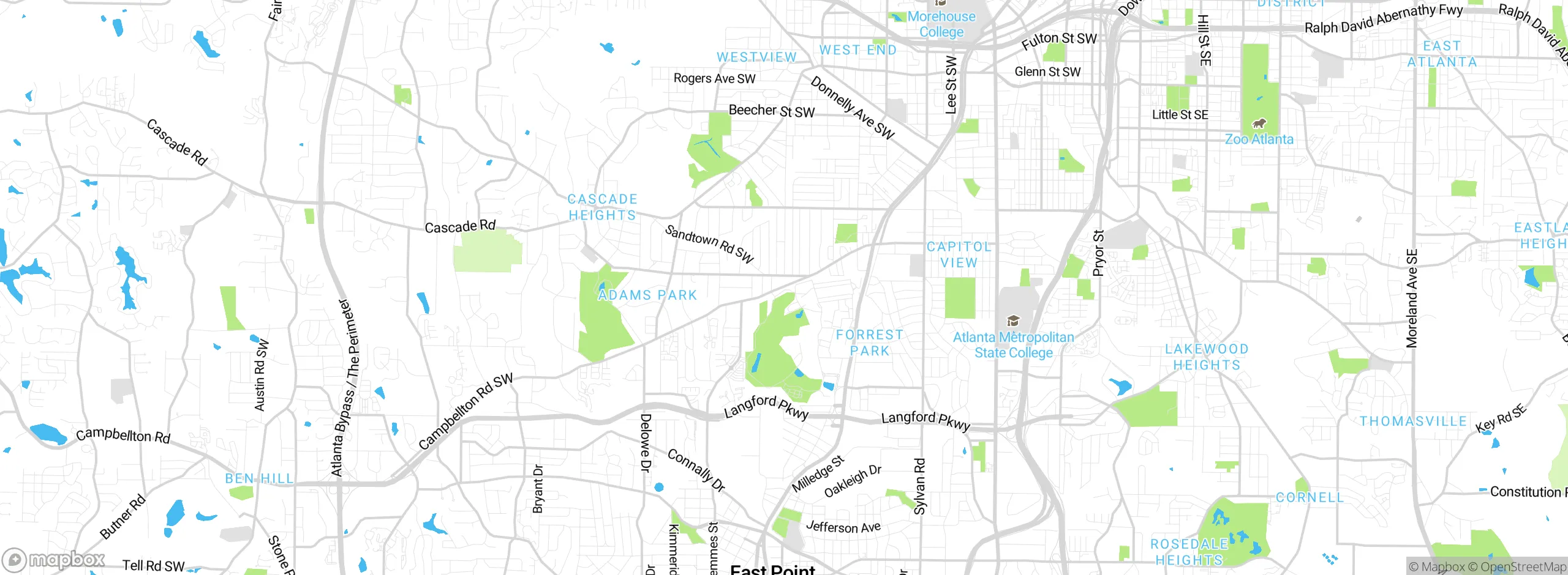 Map showing approximate location