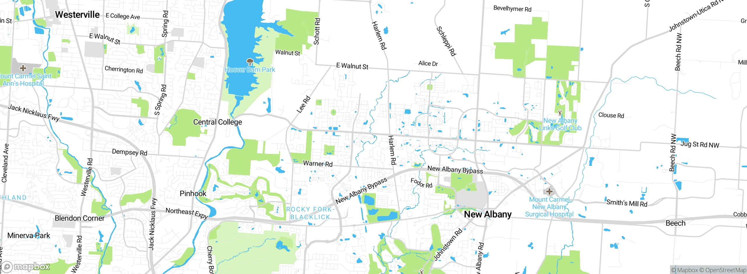 Map showing approximate location