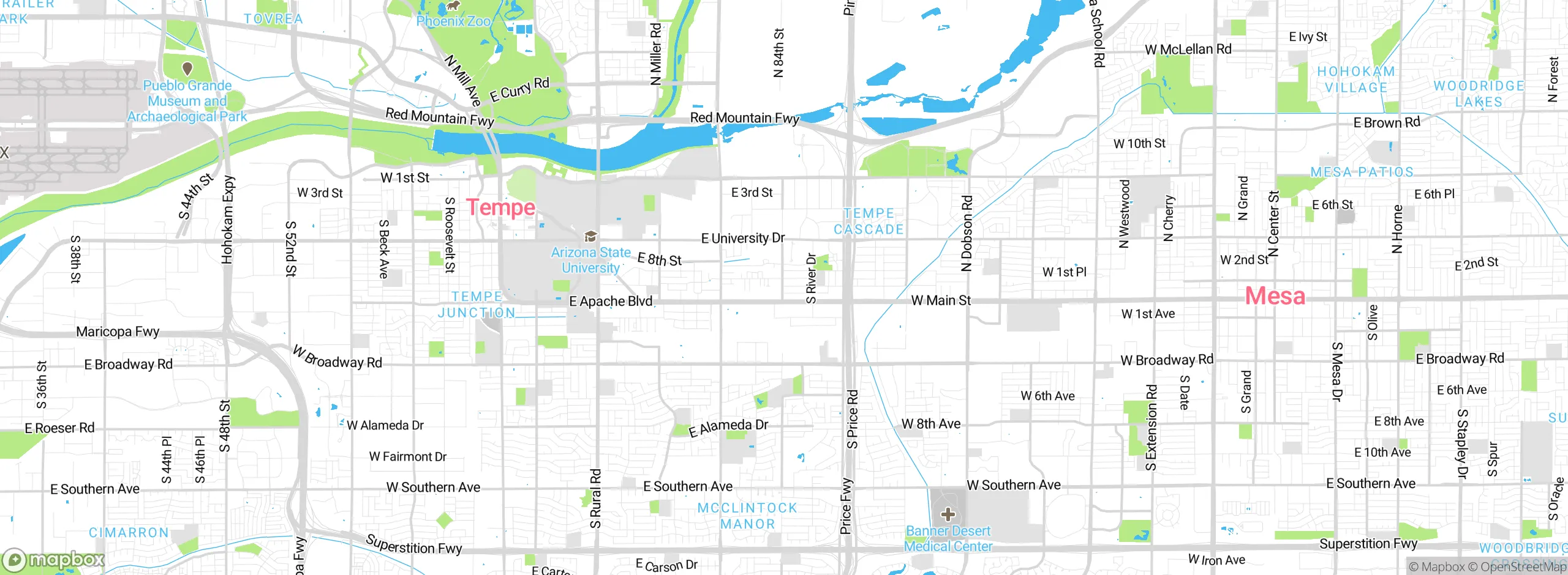 Map showing approximate location