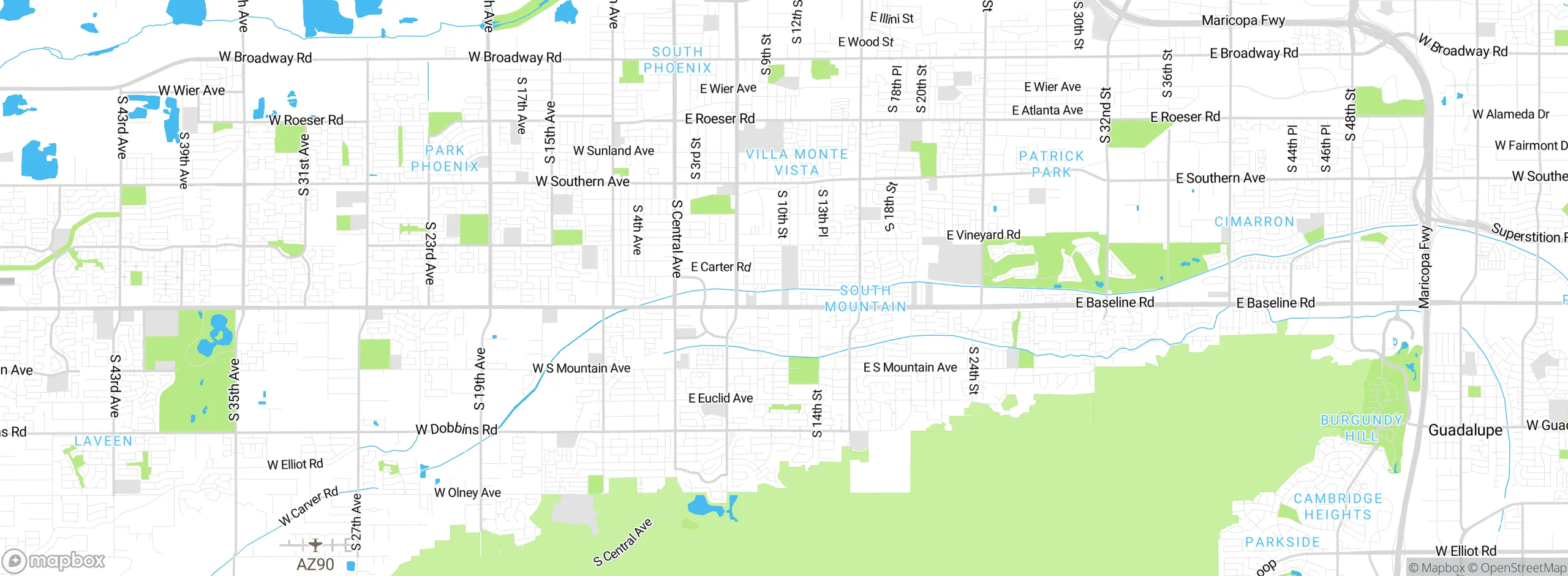 Map showing approximate location