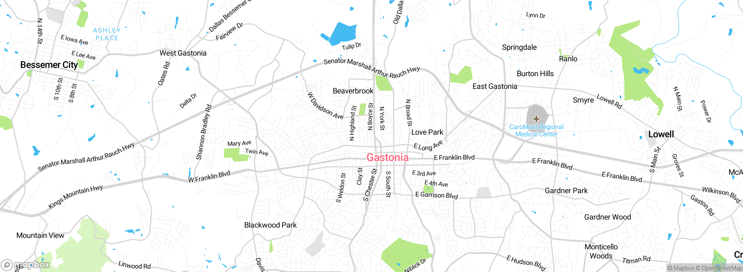 Map showing approximate location