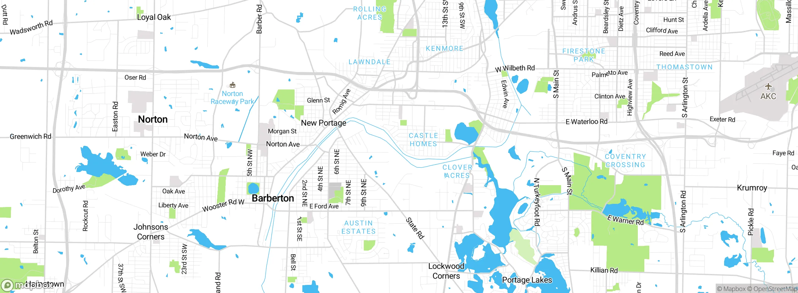 Map showing approximate location