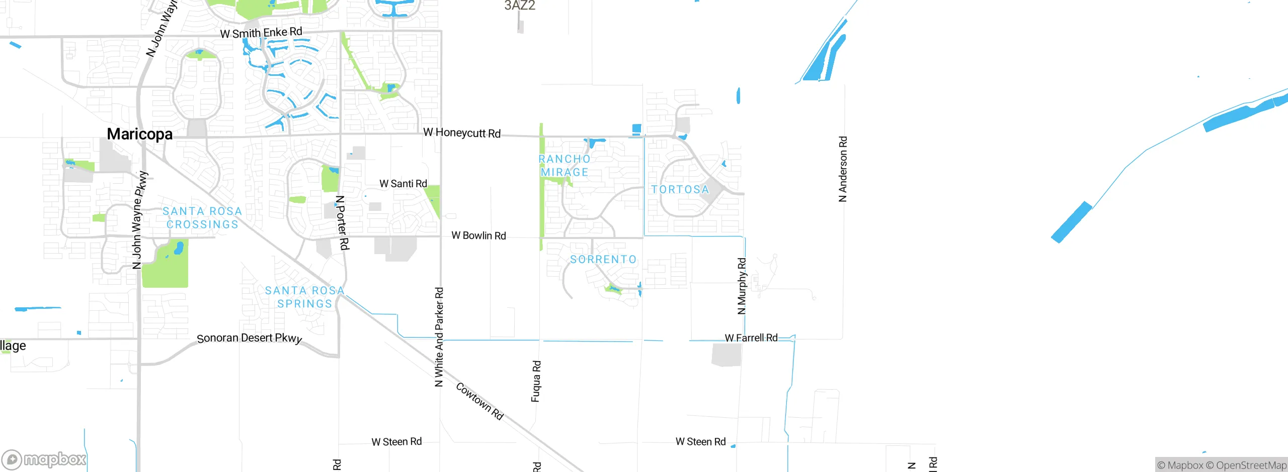 Map showing approximate location