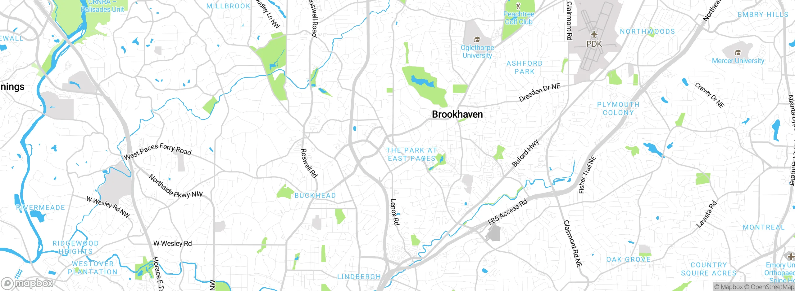 Map showing approximate location