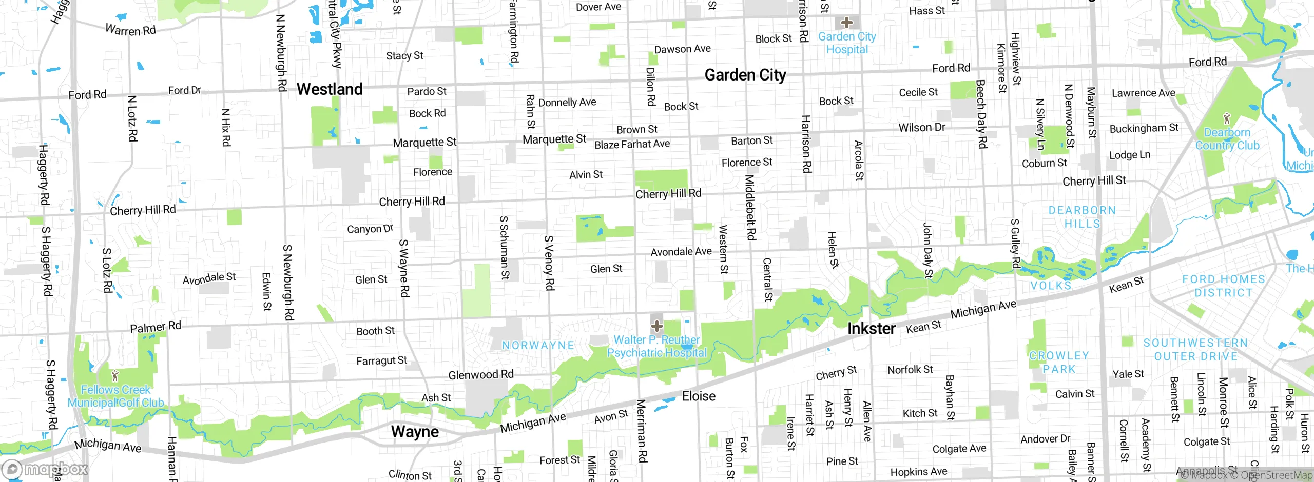 Map showing approximate location