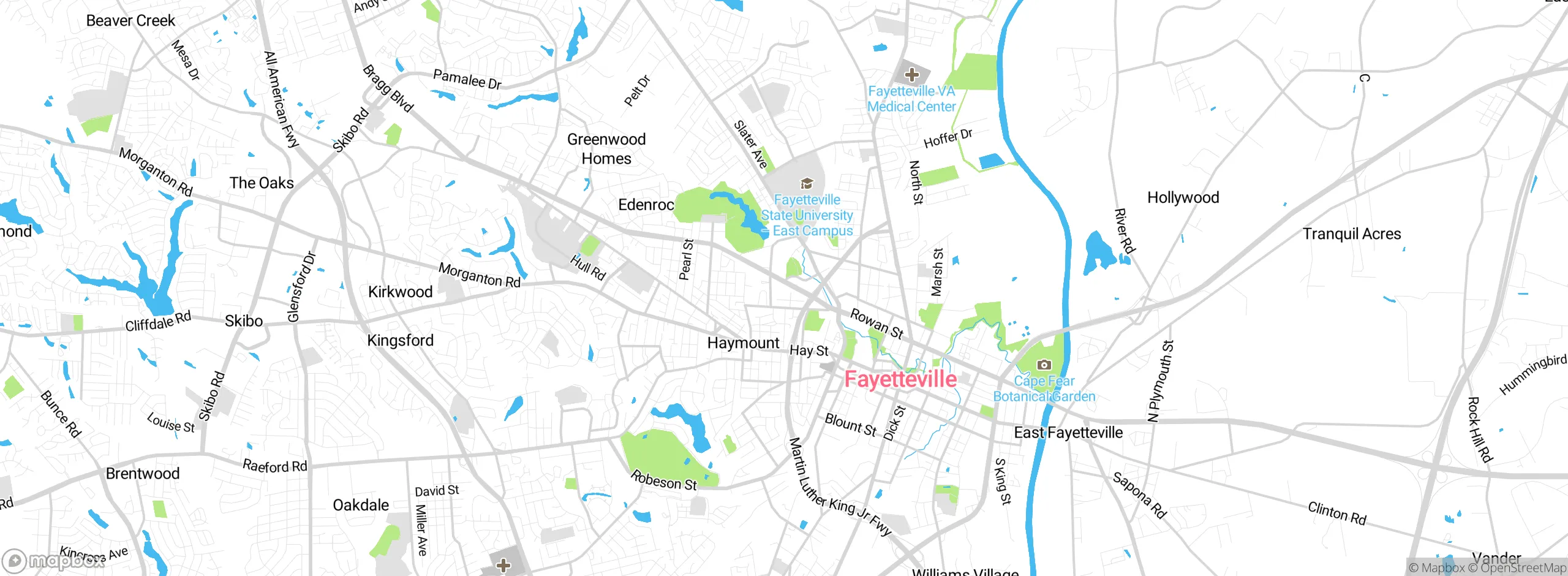 Map showing approximate location