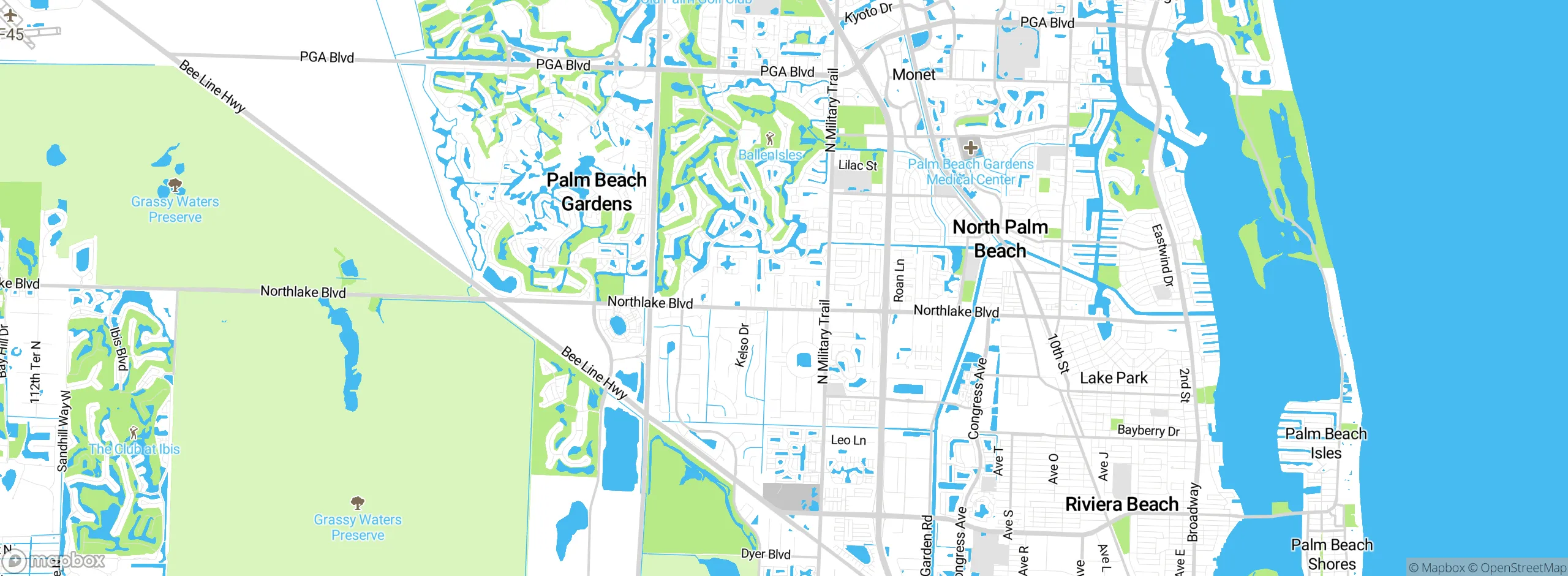 Map showing approximate location