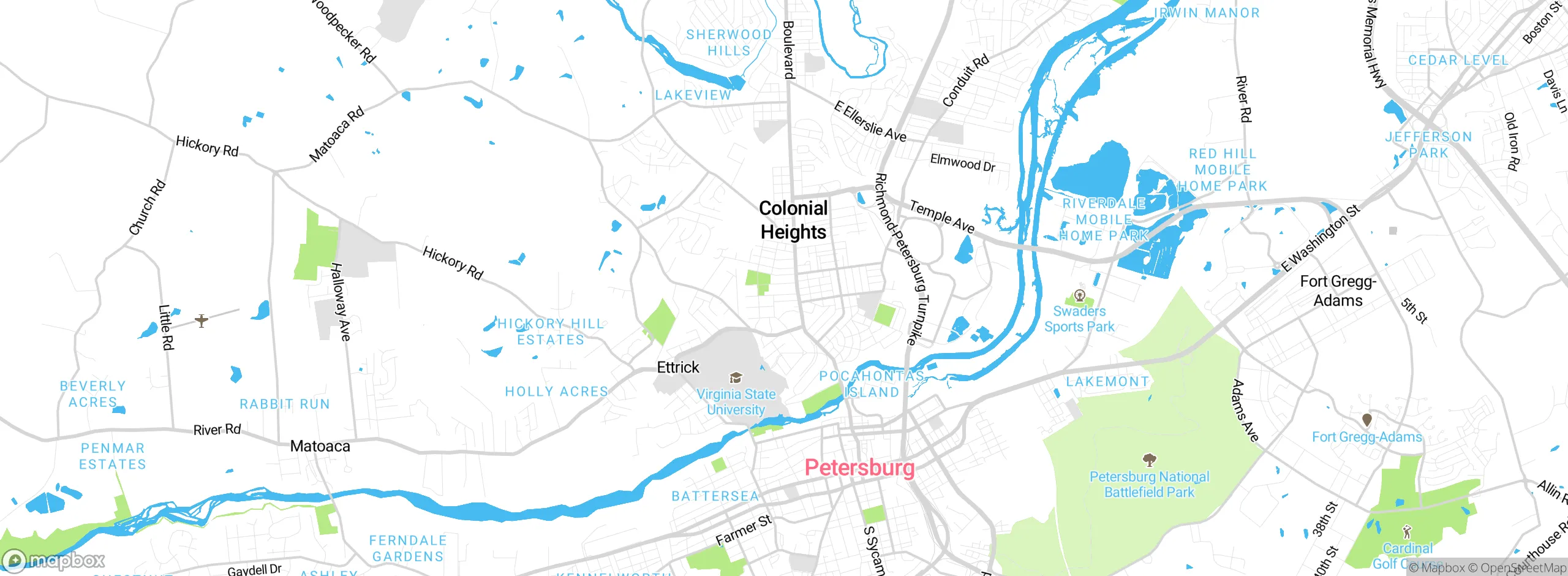 Map showing approximate location