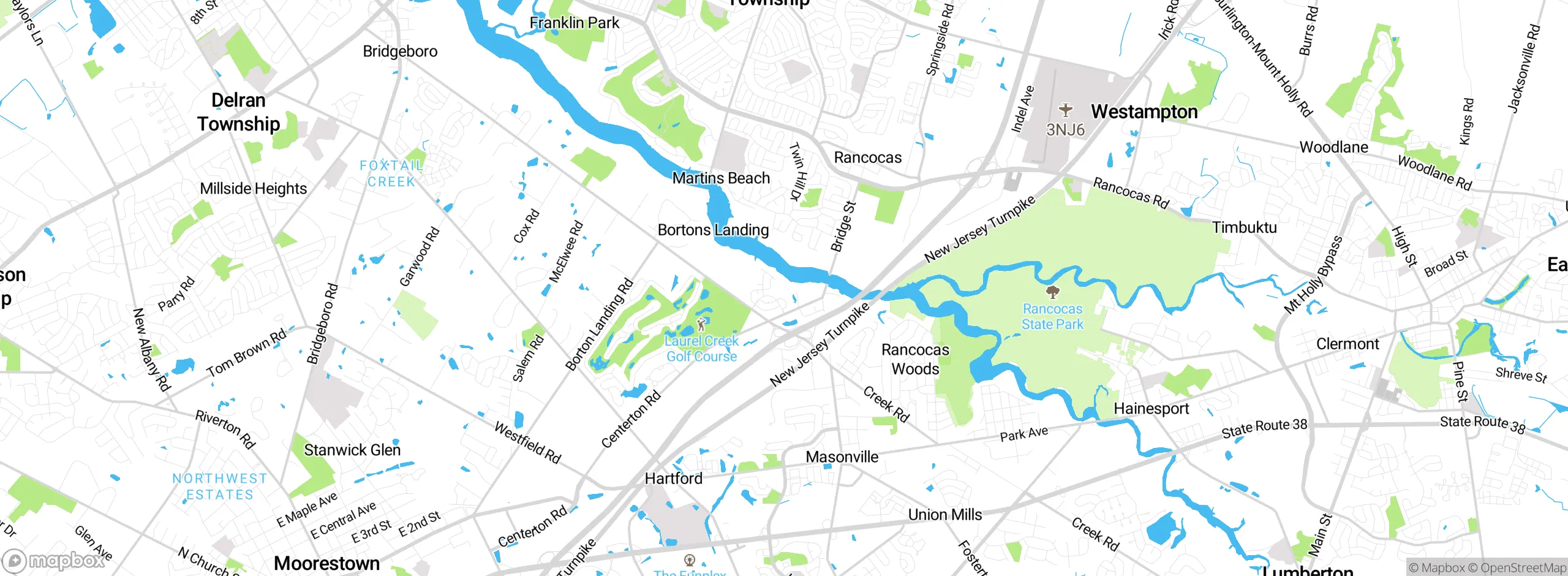 Map showing approximate location