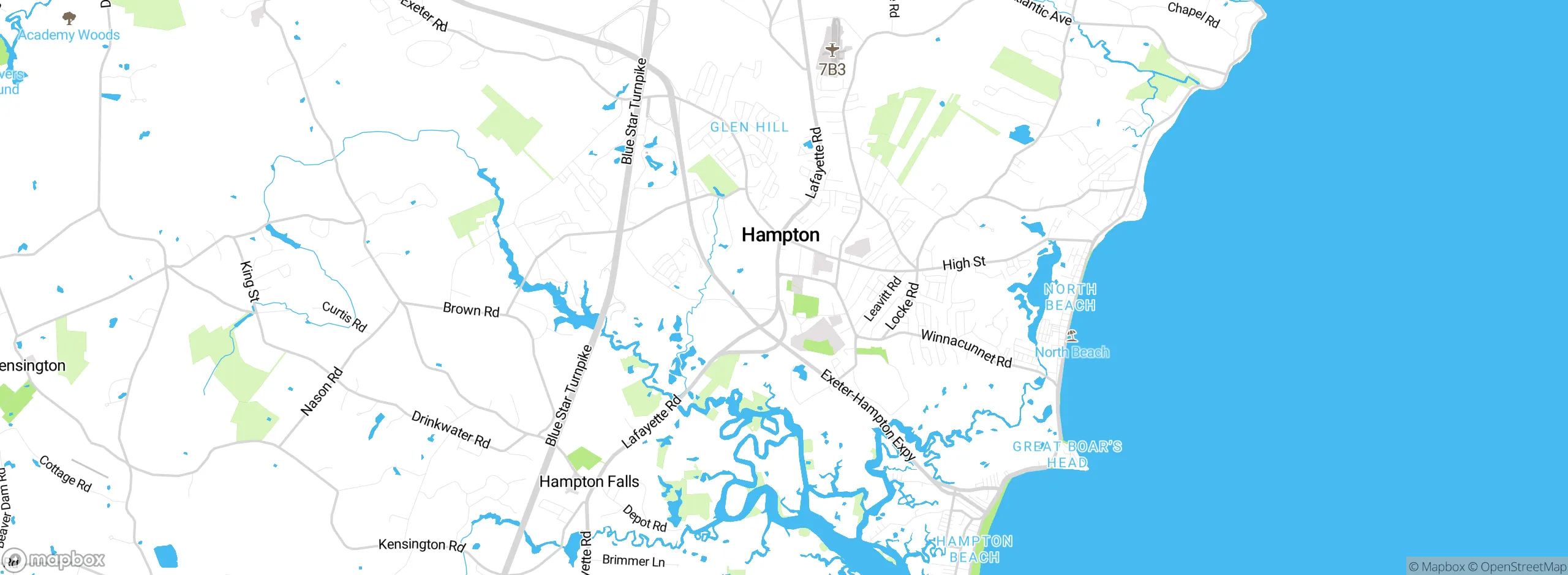 Map showing approximate location