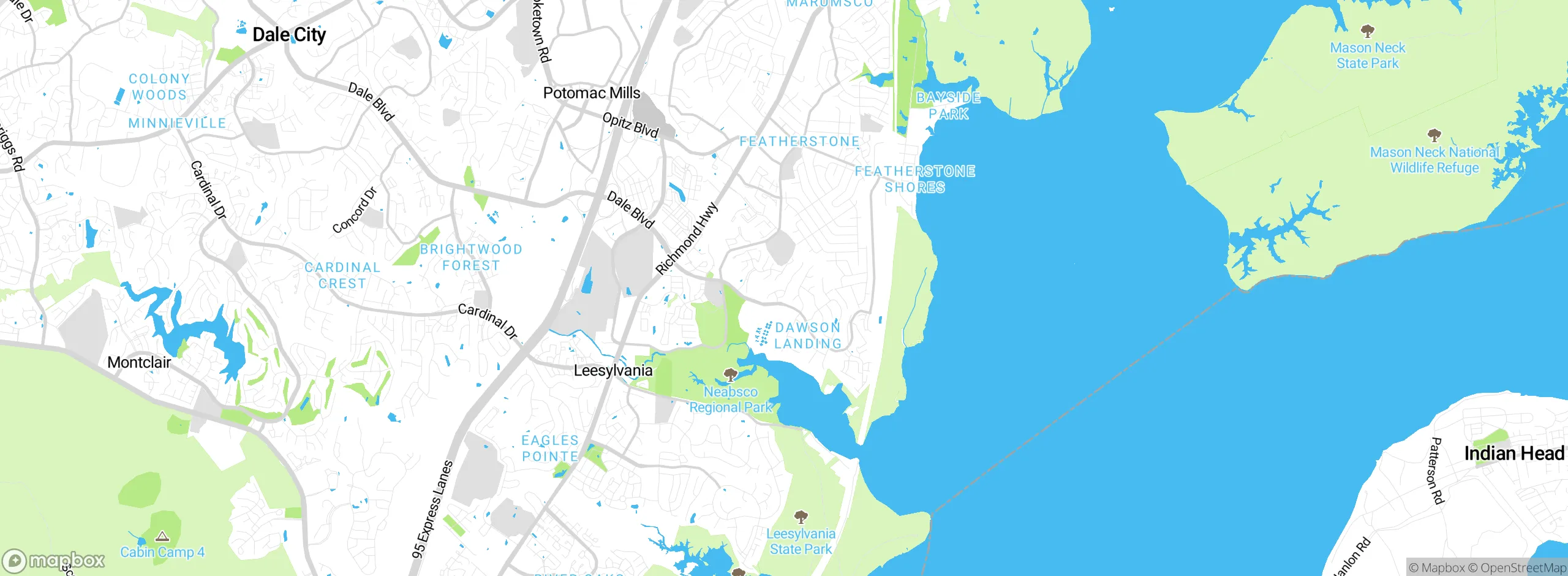 Map showing approximate location