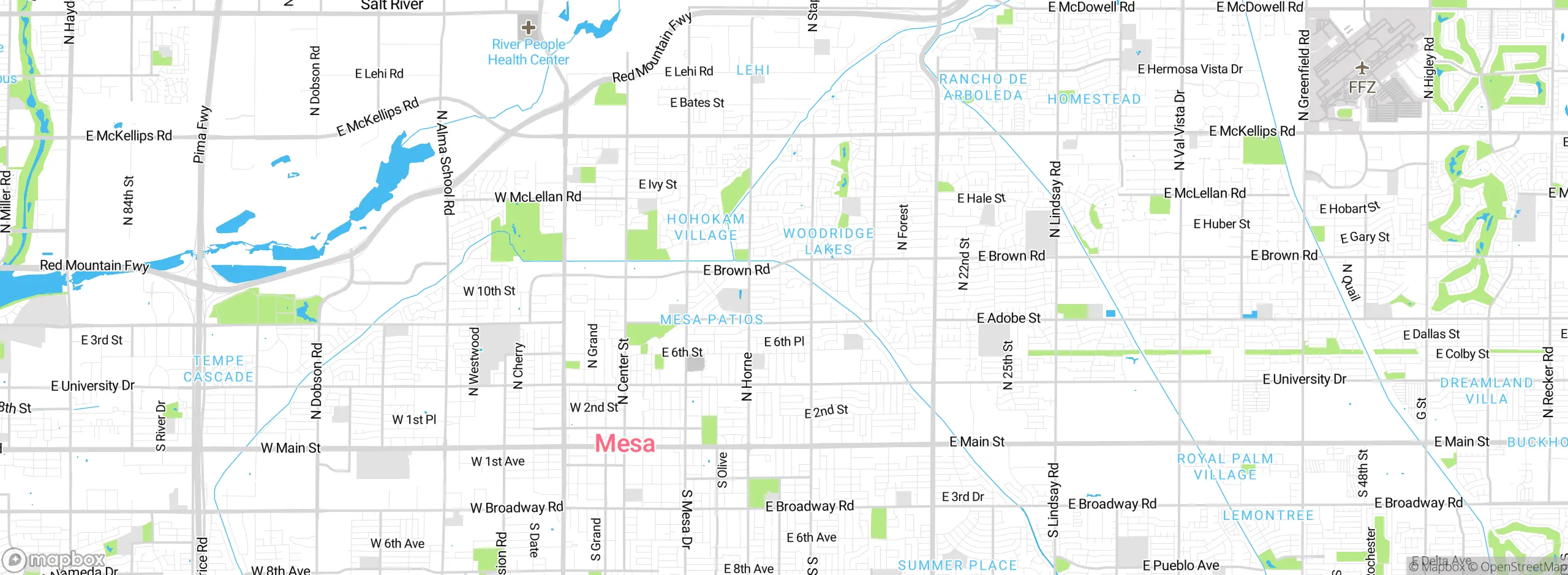 Map showing approximate location