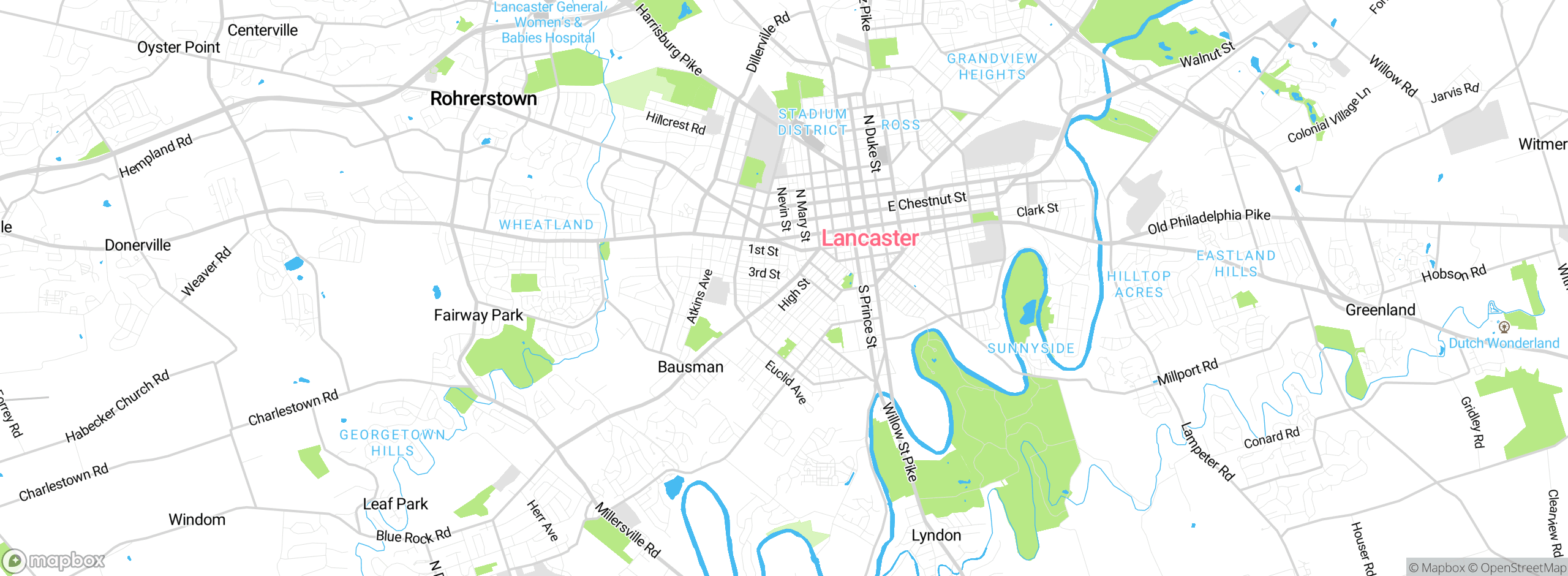 Map showing approximate location